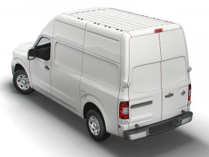 Nissan NV Cargo 3500HDV8 SL Hochdach 2022 3D Modell