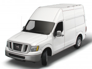 nissan nv cargo 3500hdv8 sl high roof 2022 3D Модель