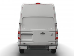 nissan nv cargo 3500hdv8 sl high roof 2022 3D Модель
