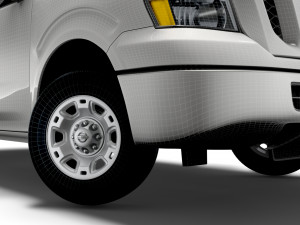 nissan nv cargo 3500hdv8 sl high roof 2022 3D Модель
