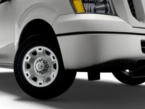 Nissan NV Cargo 3500HDV8 SL Hochdach 2022 3D Modell