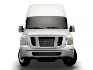 nissan nv cargo 3500hdv8 sl high roof 2022 3D Модель