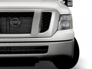 nissan nv cargo 3500hdv8 sl high roof 2022 3D Модель