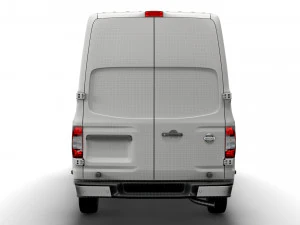Nissan NV Cargo 3500HDV8 SL Hochdach 2022 3D Modell