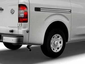 Nissan NV Cargo 3500HDV8 SL Hochdach 2022 3D Modell