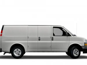 gmc savana cargo rwd 2500 van 2022 Modelo 3D