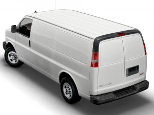 gmc savana cargo rwd 2500 van 2022 Modelo 3D