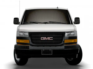 gmc savana cargo rwd 2500 van 2022 Modelo 3D