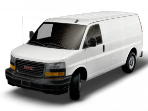 gmc savana cargo rwd 2500 van 2022 Modelo 3D