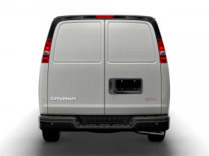 gmc savana cargo rwd 2500 van 2022 Modelo 3D