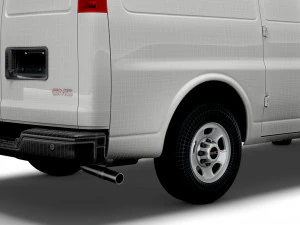 gmc savana cargo rwd 2500 van 2022 Modelo 3D