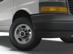 gmc savana cargo rwd 3500 extended van 2022 3D-Modell