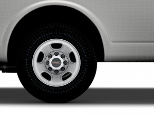 gmc savana cargo rwd 3500 extended van 2022 3D-Modell