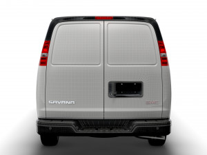 gmc savana cargo rwd 3500 extended van 2022 3D-Modell