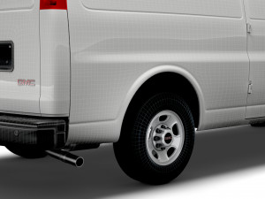 gmc savana cargo rwd 3500 extended van 2022 3D-Modell