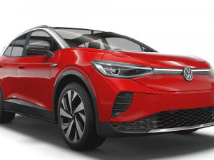 vw id 4 pro 2022 Model 3D