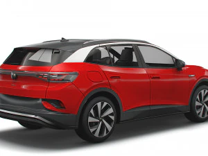 vw id 4 pro 2022 3D Model