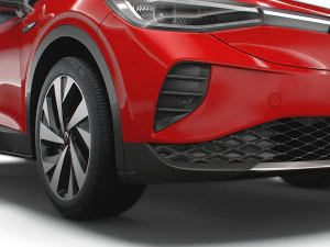 vw id 4 pro 2022 3D Model