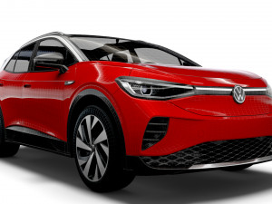 vw id 4 pro 2022 Modelo 3D