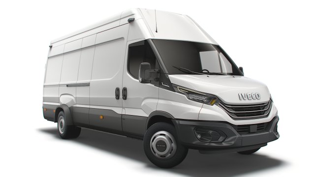 Iveco daily van l4h3 2022 3D Модель .c4d .max .obj .3ds .fbx .stl .blend 