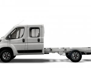 fiat ducato chassis truck crew cab 4035 wb xl 2022 3D Model