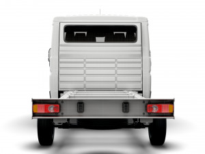 fiat ducato chassis truck crew cab 4035 wb xl 2022 3D Model