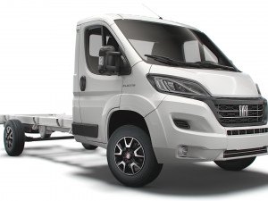 fiat ducato chassis truck single cab 4035 wb xl 2022 3D 模型