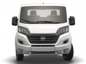 fiat ducato chassis truck single cab 4035 wb xl 2022 Modelo 3D