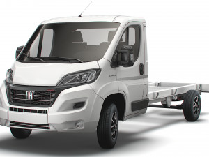 fiat ducato chassis truck single cab 4035 wb xl 2022 Modelo 3D