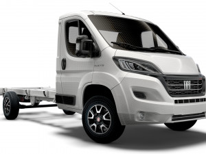 fiat ducato chassis truck single cab 4035 wb xl 2022 Modelo 3D