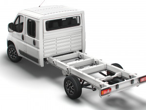 opel movano chassis truck crew cab 4035 wb xl 2022 Model 3D