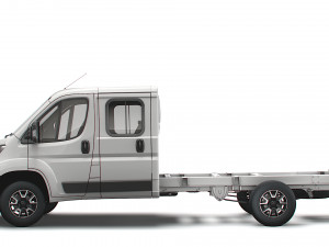opel movano chassis truck crew cab 4035 wb xl 2022 Model 3D