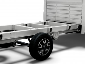 opel movano chassis truck crew cab 4035 wb xl 2022 Model 3D