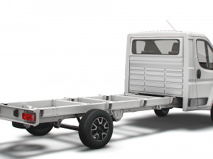 opel movano chassis truck single cab 4035 wb xl 2022 Modelo 3D