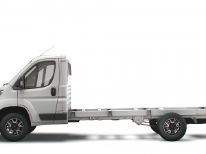 opel movano chassis truck single cab 4035 wb xl 2022 Modelo 3D