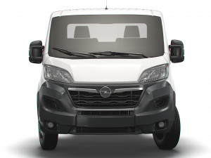 opel movano chassis truck single cab 4035 wb xl 2022 Modelo 3D