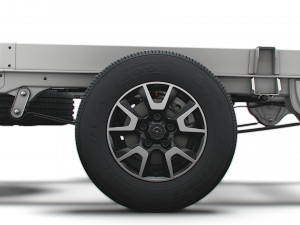 opel movano chassis truck single cab 4035 wb xl 2022 Modelo 3D
