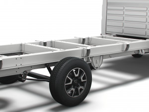 opel movano chassis truck single cab 4035 wb xl 2022 Modelo 3D