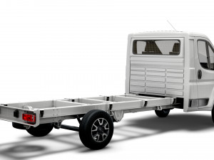 opel movano chassis truck single cab 4035 wb xl 2022 Modelo 3D