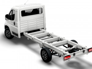 opel movano chassis truck single cab 4035 wb xl 2022 Modelo 3D