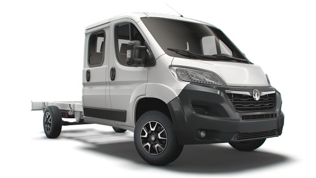 vauxhall movano chassis truck crew cab 4035 wb xl 2022 3D Модель .c4d .max .obj .3ds .fbx .stl .blend 