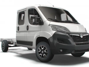 vauxhall movano châssis camion cabine double 4035 wb xl 2022 Modèle 3D