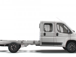 vauxhall movano chassis truck crew cab 4035 wb xl 2022 3D Модель