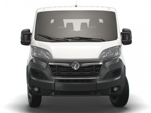 vauxhall movano chassis truck crew cab 4035 wb xl 2022 3D Модель