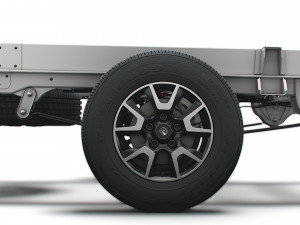 vauxhall movano chassis truck crew cab 4035 wb xl 2022 3D Модель