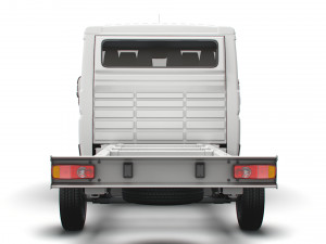 vauxhall movano chassis truck crew cab 4035 wb xl 2022 3D Модель