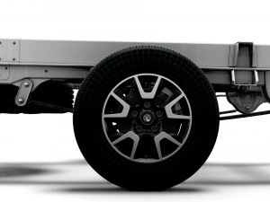 шасі vauxhall movano crew cab 4035 wb xl 2022 3D Модель