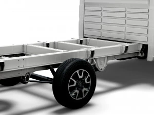 шасі vauxhall movano crew cab 4035 wb xl 2022 3D Модель