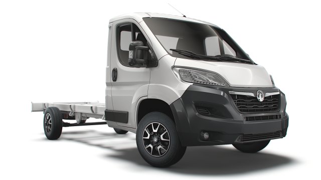 vauxhall movano chassis truck single cab 4035 wb xl 2022 3Dモデル .c4d .max .obj .3ds .fbx .stl .blend 