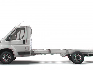 vauxhall movano chassis truck single cab 4035 wb xl 2022 3Dモデル